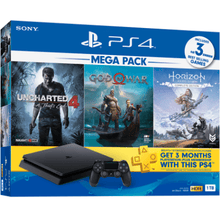 Load image into Gallery viewer, 索尼 Sony PlayStation 4 1TB Mega Pack 遊戲主機 黑色 香港行貨