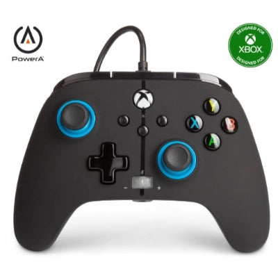 適用於 Xbox Series X|S 的 PowerA 增強型有線控制器 - 藍色提示 1518817-02