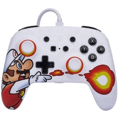 Nintendo Switch的Powera增強有線控制器-Fireball Mario 1526549-01